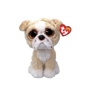 TY Beanie Boos Bulldog Pooch 15 cm Peluş Oyuncak  Orijinal TY Köpek Peluş  Yumuşak ve Sevimli Koleksiyon Oyuncağı (Çok Renkli)