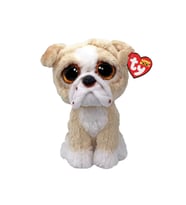 TY Beanie Boos Bulldog Pooch 15 cm Peluş Oyuncak  Orijinal TY Köpek Peluş  Yumuşak ve Sevimli Koleksiyon Oyuncağı (Çok Renkli)