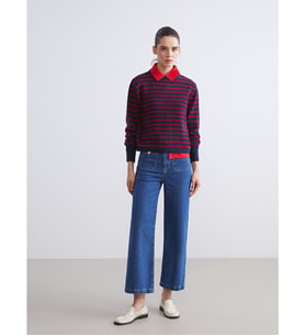 LCW Jeans İndigo Culotte Fit Kadın Jean Pantolon