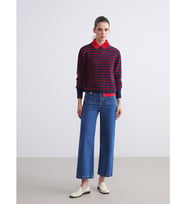 LCW Jeans İndigo Culotte Fit Kadın Jean Pantolon