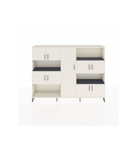 Arges Dolap 10 Raflı 9 Kapaklı 220x30x163 Aytaşı-Aytaşı/Antrasit