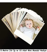 Pola Kart Baskı 12 Adet 7x8, Hediyeli, Full HD Kişiye Özel Fotokart