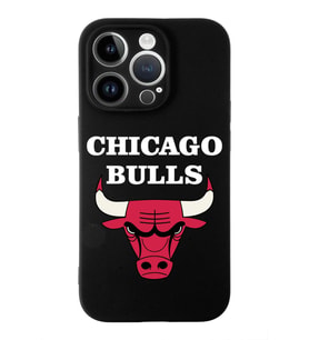 Apple iPhone 14 Pro  Lansman Kılıf Chicago Bulls  Tasarımlı Altı Kapalı İçi Kadife Kaplı  Kapak (Şeffaf)
