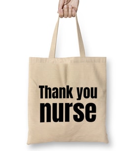 Nurses Day Gifts 2021 Bez Çanta Uzun Saplı