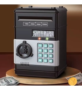 Premium Atm Kumbara – Şifreli Para Kasası, Otomatik Para Alma, Çocuk ve Yetişkinler Için Güvenli Birikim