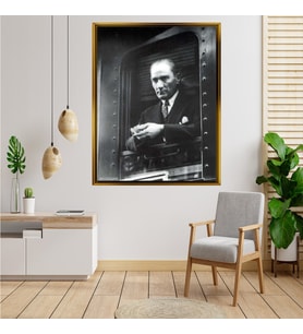 ÇERÇEVELİ ATATÜRK TABLO S131