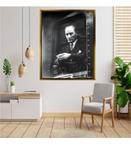 ÇERÇEVELİ ATATÜRK TABLO S131