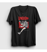 Presmono Unisex Siyah Momo Ayase Anime Dandadan T-Shirt 512171tt