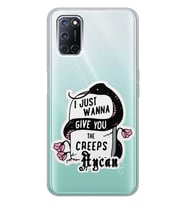 Oppo Mezar Taşı Tasarımlı Şeffaf Telefon Kılıfı