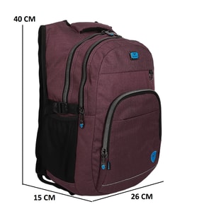 Konfores 1969-2238 Unisex Anatomik Yarasa Sırt Okul Çantası (Mor)