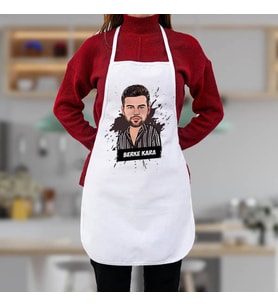 Kişiye Özel Karikatürlü Tasarım Erkeğe Hediye Mutfak Önlüğü
