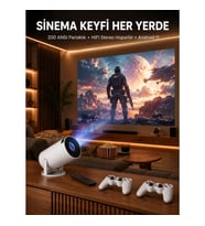 Mey İthalat® Projeksiyon Cihazı Video Oyun Konsolu 8 GB Hafıza LCD Ekran Kumandalı Yeni Nesil