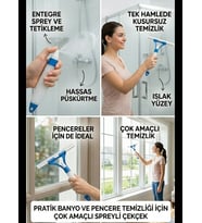 Northcity HBNT Spreyli Çekçek - Entegre Sprey Nozulu ile Kusursuz Temizlik