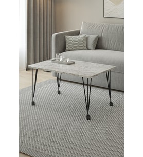 Tekerlekli Orta Sehpa Çok Amaçlı Çalışma Masası 60-90 cm