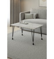 Tekerlekli Orta Sehpa Çok Amaçlı Çalışma Masası 60-90 cm