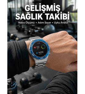 Northcity Akıllı Saat 2025: İOS & Android Uyumlu GPS Takipli Yuvarlak Ekranlı Spor Cihazı