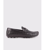 Hakiki Deri Siyah Erkek Loafer
