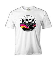 Nasa - Milky Way Beyaz Erkek Tshirt