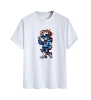 Animasyon Görselli  Unisex (Tshirt) Tişört (Beyaz)