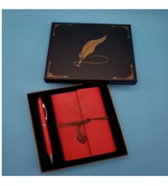 ÖZEL ANI Defter Kalem Kırmızı Renk HEDİYE KUTUSU