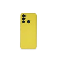 Tecno Pova Neo Kılıf Nano İçi Kadife Silikon - Sarı
