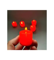 5'Li Alevsiz Led Mum Işığı Pille Çalışan