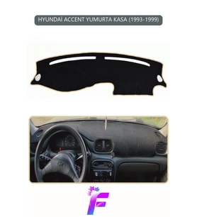 HYUNDAİ ACCENT YUMURTA KASA (1993-1999) Torpido Örtüsü Güneşten, Isıdan, Çatlamadan Korur G2
