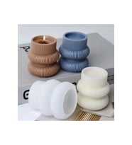 Şerit Silindir Mum Silikon Kalıp (S797)