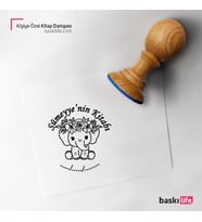 Fil Kişiye Özel Kitap Damgası Kitap Mührü Kaşe Kitap Mühür Özel Damga 375