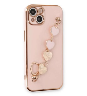 iPhone 14 Kılıf Esila Silikon - Pudra