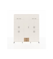 Arges Dolap 10 Raflı 2 Çekmeceli 4 Askılı 220x30x243 Aytaşı-Aytaşı/Çam