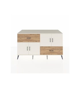 Kronos Konsol 3 Raflı 2 Çekmeceli 4 Kapaklı 176x59x99 Aytaşı-Aytaşı/Çam