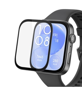 Microsonic Huawei Watch D2 Tam Kaplayan Nano Cam Ekran Koruyucu Siyah