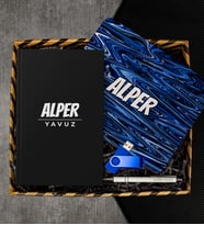 eJOYA Kişiye Özel Defter & Kalem & Mousepad & Usb Bellek Hediye Kutusu 112949