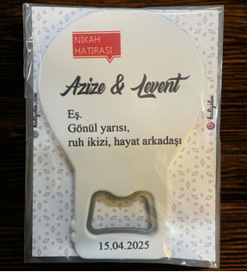 10 Adet Söz, Nişan, Nikah, Düğün Hediyesi Balon Açacak Magnet Kart ve Ambalajlı Tek Tek (blnmg11)