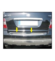Mercedes ML W164 Krom Alt Bagaj Çıtası 2005-2011 P. Çelik