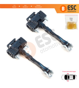 Volvo S40 MK2 544 V50 545 C30 533 31217750 İçin 2 EA Ön Sağ ve Sol Kapı Gergi Yayı