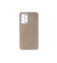 Samsung Galaxy A73 Uyumlu Kılıf Zore Shining Silikon (Gold)