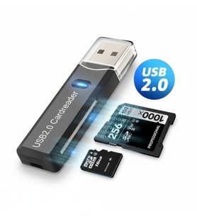 Usb To Sd/micro Sd Kart Okuyucu Çevirici Adaptör 2 Adet Card Reader