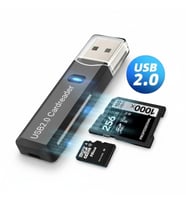 Usb To Sd/micro Sd Kart Okuyucu Çevirici Adaptör 2 Adet Card Reader