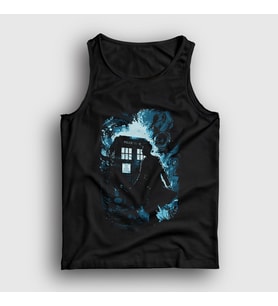 Presmono Unisex Siyah Time Tardis Doktor Dr Doctor Who Atlet 499371tt