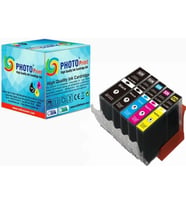 PhotoPrint® Pixma MG5150 Kartuş Set 5 Renk Takım Muadil Yüksek Kapasite 525XL-526XL 500 Sayfa (Çok Renkli)