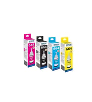 T664 L222,l300,l310,l312,l350,l355,l362 4 Renk Orjinal Mürekkep Takımı 70ml.