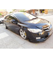 Honda Civic Fd6 Makyajlı Ön Ek (Plastik) (Siyah)