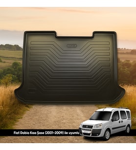 Fiat Doblo 2001-2009 Uyumlu 3D Bagaj Havuzu Premium