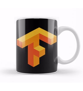 Tensorflow Logo 01 Kupa Bardak Porselen