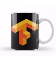 Tensorflow Logo 01 Kupa Bardak Porselen