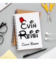 Evin Reisi Defteri Kişiye Özel