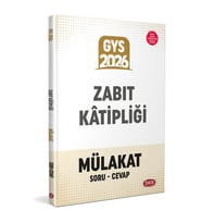 Zabıt Katipliği Mülakat Sınavına Hazırlık Kitabı Data Yayınları