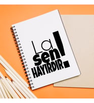La Sen Hayırdır Tasarımlı Defter